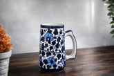 Hand-Painted Colorful Ceramic Beer Stein Mug