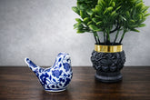 Hand-Painted Colorful Ceramic Bird Figurine