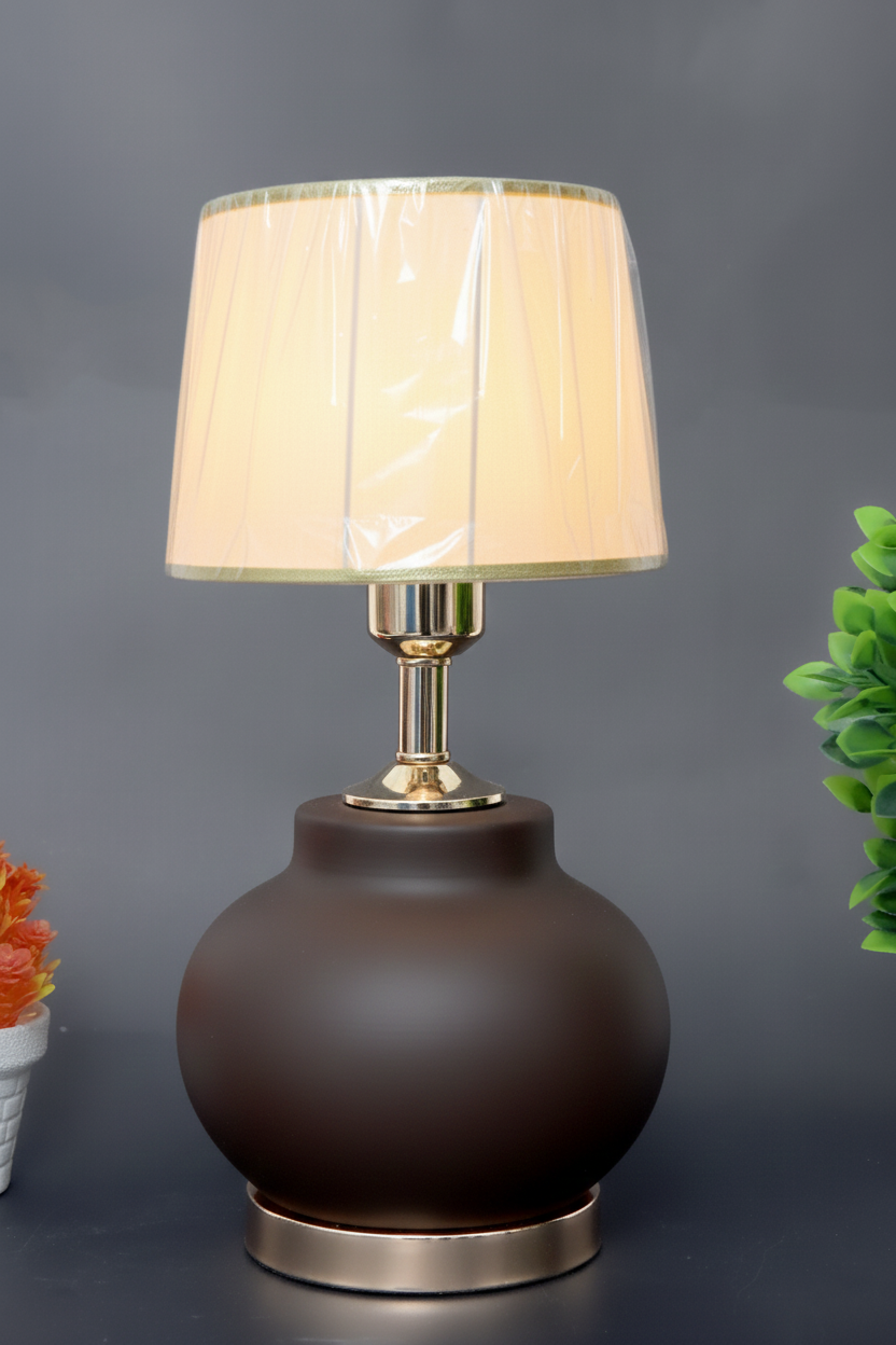 Hand-Painted Colorful Ceramic Small Table Lamp Base