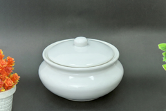 Hand-Painted Colorful Ceramic Covered Serving handi