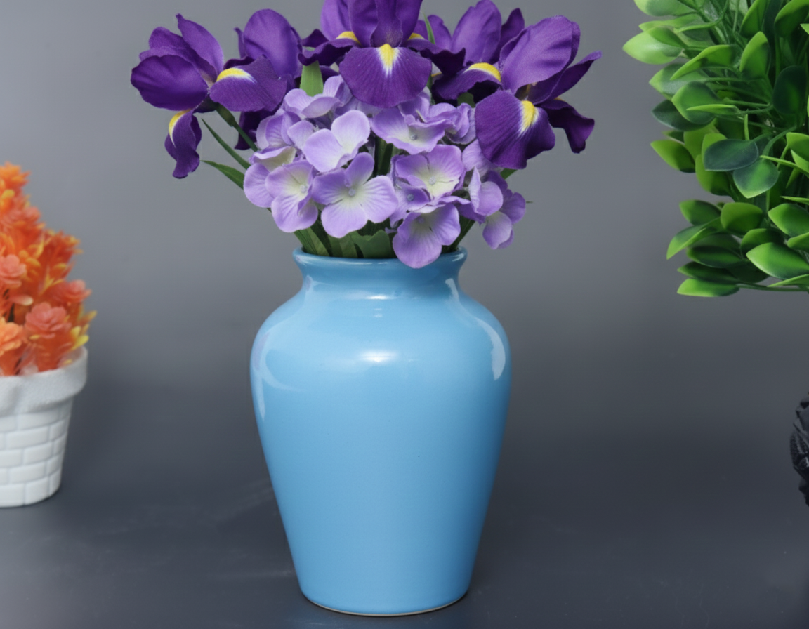 Hand-Painted Colorful Decorative Ceramic Flower Vase