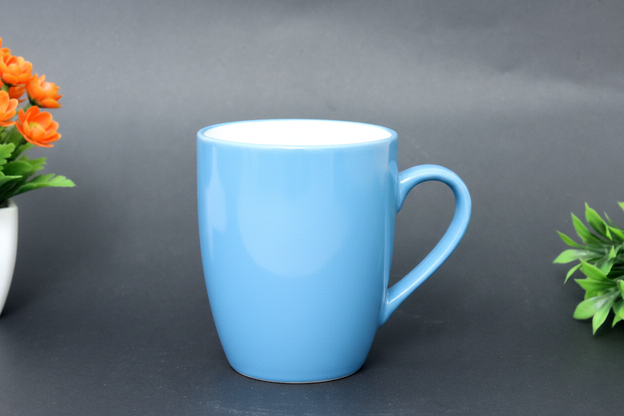 Hand-Painted Colorful Floral Ceramic Coffee Mug