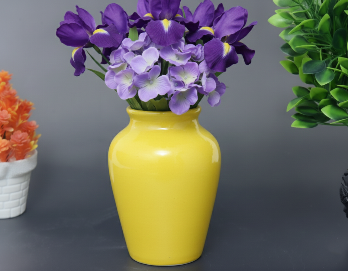 Hand-Painted Colorful Decorative Ceramic Flower Vase
