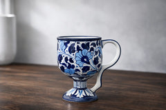 Hand-Painted Colorful Pedestal Mug